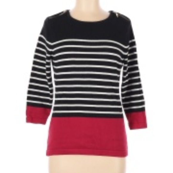 Karen Scott Sweaters - Karen Scott 3/4 inch sleeve sweater size m C